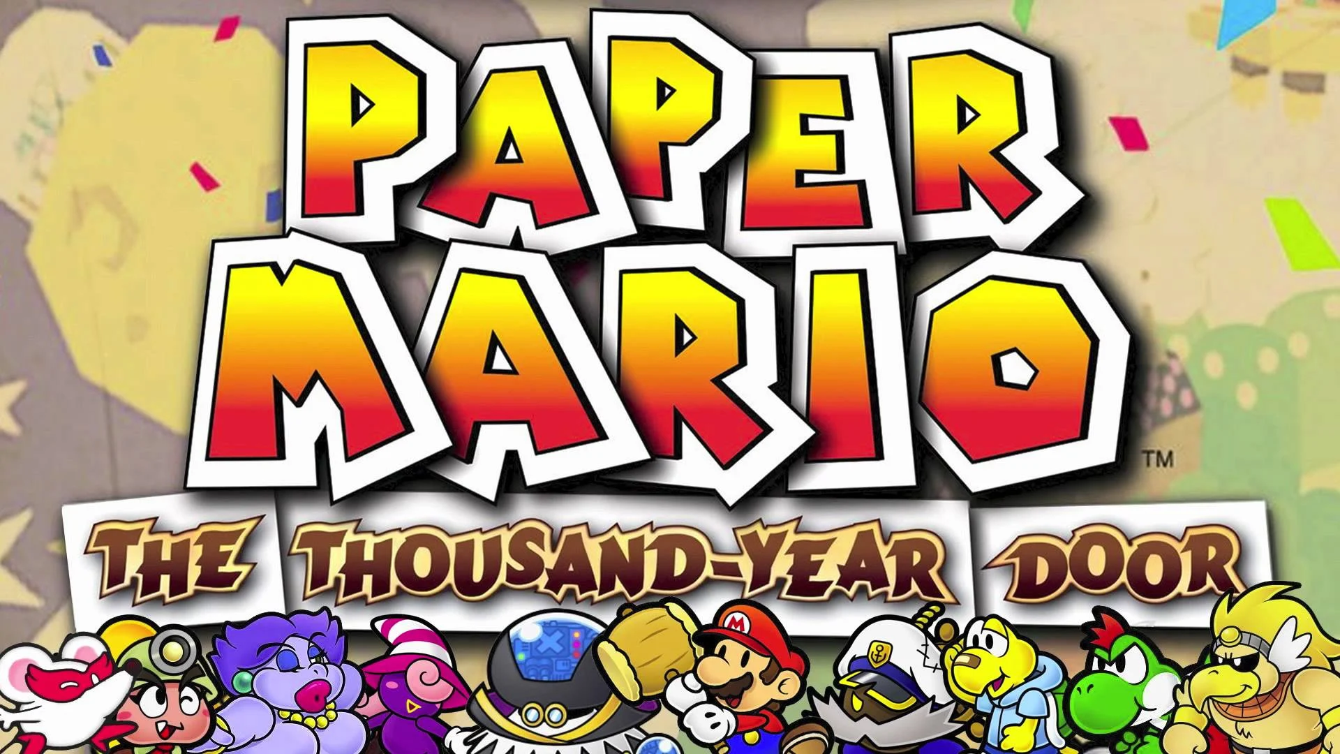Paper Mario - The Thousand-Year Door Nintendo Gamecube System